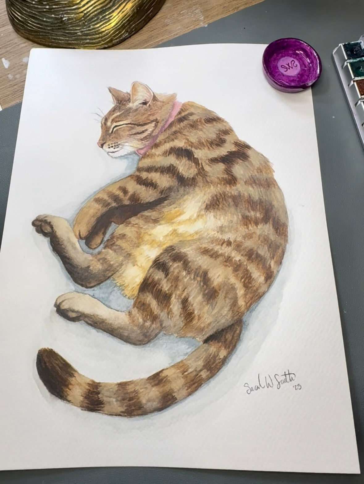 Custom Watercolor Pet Portrait
