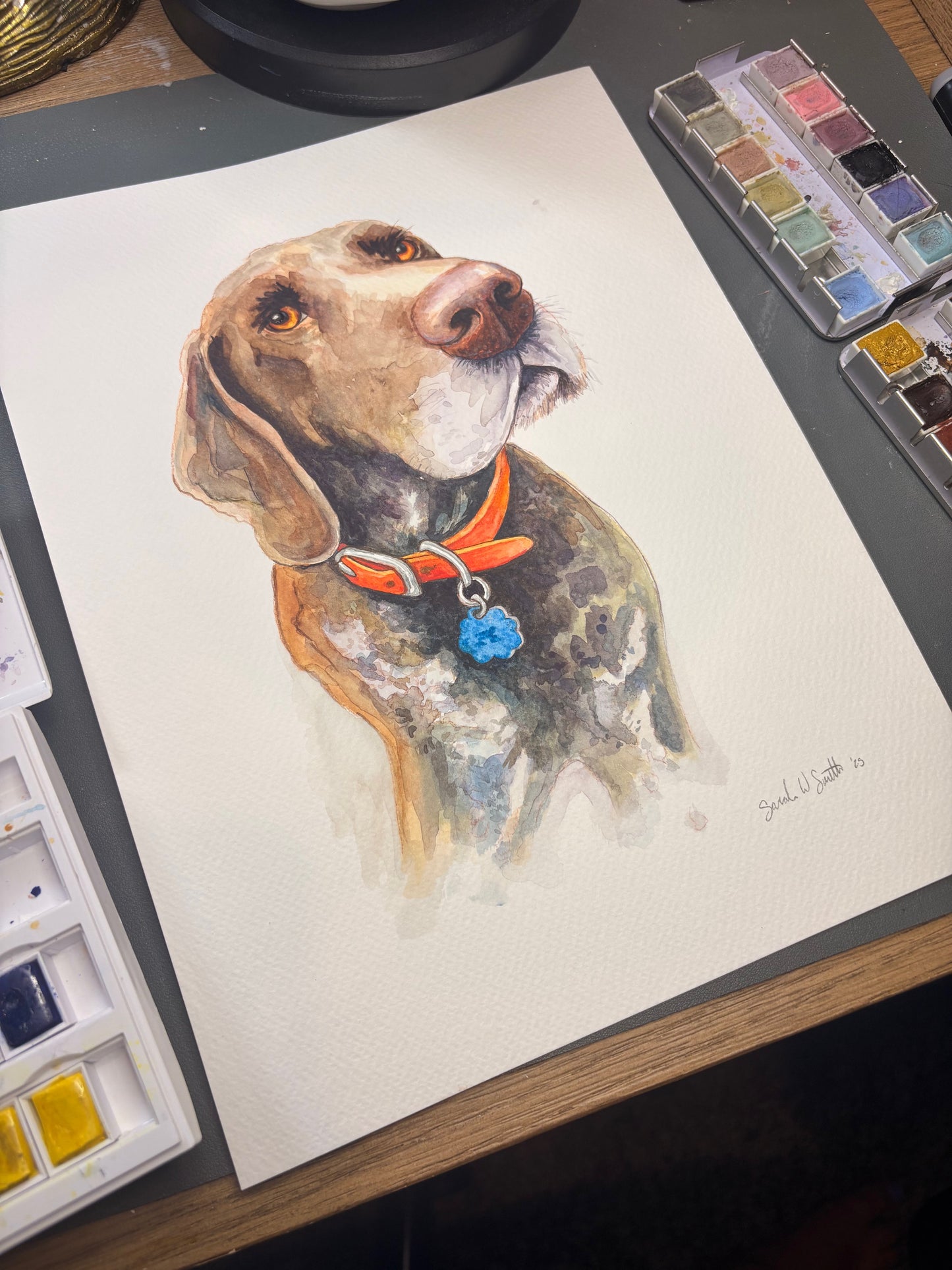 Custom Watercolor Pet Portrait