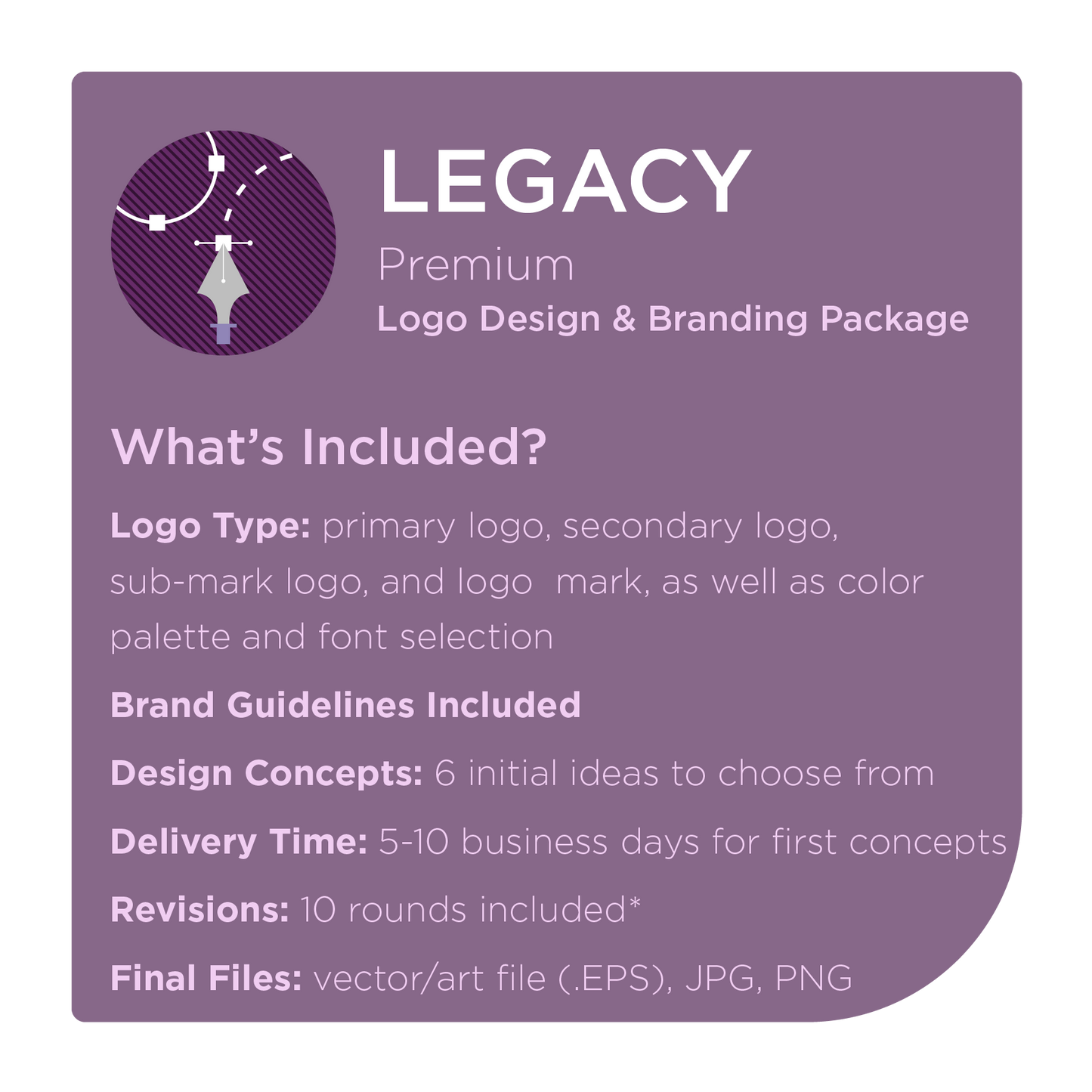 Custom Logo & Branding Package: Small Business Rebranding