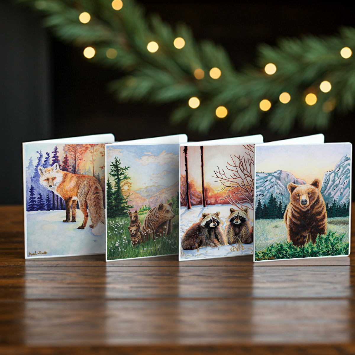 Stationary Cards Collection - Watercolor Art Collection - Holiday Cards - Christmas Cards - Watercolor Art by Sarah Webster Smith